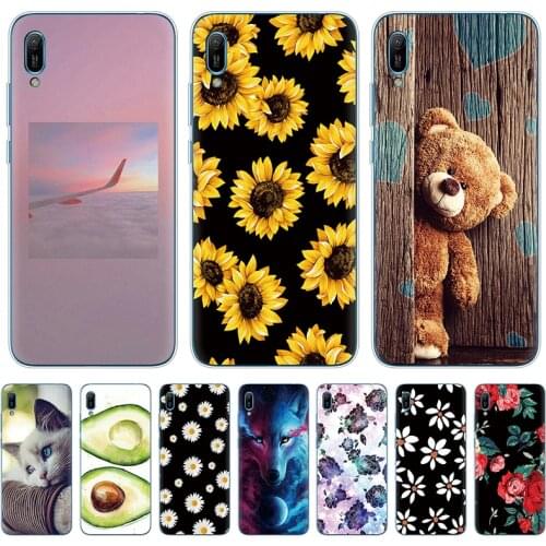 For Huawei Y6 2019 6.09 inch Case Huawei Y6 2019 Silicon TPU Cover Phone Case For Huawei Y6 Prime Pro 2019 MRD-LX1 MRD-LX1F Case