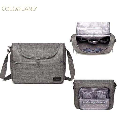 COLORLAND Diaper Bag For Mom Mother Messenger Hobos Multifunction Waterproof Maternity Bag For Bebe Baby Changing Nappy Bag