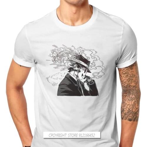 Smoke Hip Hop TShirt High Rise Invasion Yuri Honjo Mayuko Kuon Anime Printed Streetwear Leisure T Shirt Male Tees Gift Clothes