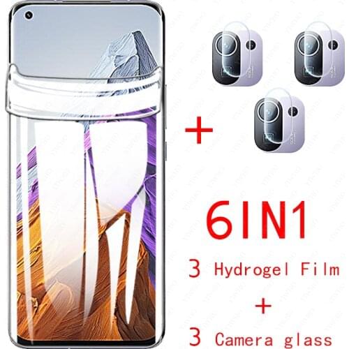 Hydrogel Film on Mi 11 Pro Camera lens glass Poco X3 Pro NFC F3 M3 For XiaoMi 11 Ultra Lite 11i 10T 10TPro Screen Protector film