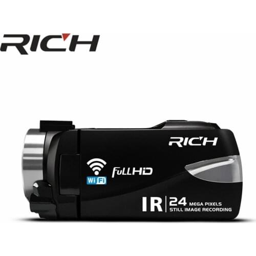 RICH F480 HD camera 800million CMOS 3.0inch with WIFI HD NTSC/PAL Output USB2.0 Infrared remote control, night vision