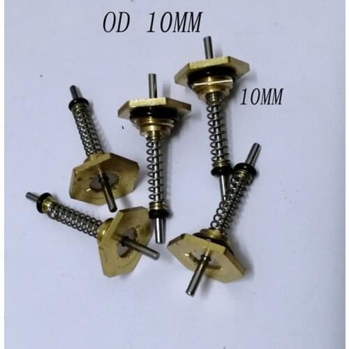 2 PCS OD 10mm high quality new Gas boiler water valve thimble Length 41mm for LPG water heater valve 10*41.5*2mm