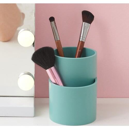 2021 Pen holder storage box creative fashion personality simple multifunctional office pen holder makeup kawaii desk accessories