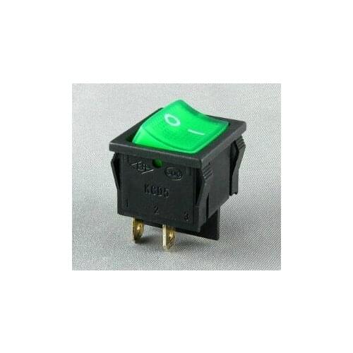 Ship switch KCD5 21N 4-pin power switch green