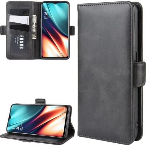 Case For OPPO K5 Leather Wallet Flip Cover Vintage Magnet Phone Case For OPPO Realme XT X2 Coque