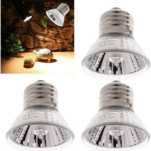 25/50/75W UVA+UVB Heat Emitter Lamp Bulb Light Heater for Pet Reptile Brooder