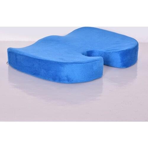 Travel Memory Foam Seat Cushion Orthopedic Chair Cushion Pad Car Office Hips Tailbone Coccyx Protect Healthy Sitting U Pillows