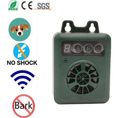 Outdoor Pet Dog Repeller Ultrasonic Anti Bark Dog Training Device Control Sonic Stop Bark Pet Supplies