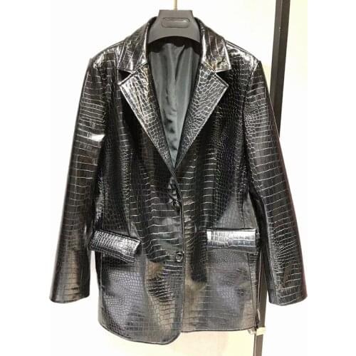 Genuine Sheepskin Coat For Women 2021 Spring Jackets New Fashion Female Coat Winter Real Leather Jacket Turn-Down Collar Office