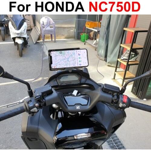 New Motorcycle USB Charger Mobile Phone Holder Stand Bracket GPS navigation stand For HONDA NC750D NC 750D