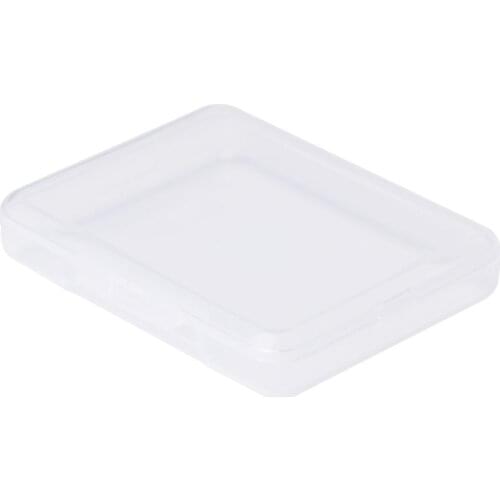 Rectangular Plastic Clear Transparent Storage Box Collection Container Organizer