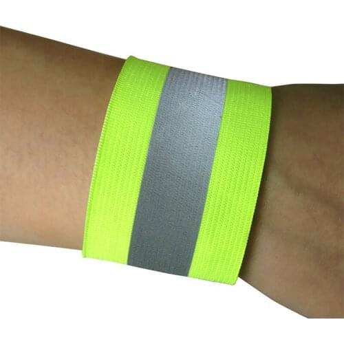 2021 New Reflective Armband Belt Strap For Outdoor Sports Night Running Cycling Sports reflective arm with wristband #1117