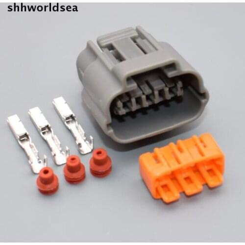 Shhworldsea 3Pin DL 090 Female Waterproof Cable plug For Nissan Mazda RX8 Ignition Coil connector 6195-0009 Ignition coil Plug