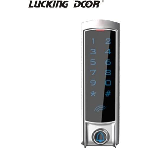 Access Control RFID Touch Keypad Access Control System Door Lock 125KHz EM Card Waterproof Metal Touch outdoor RFID T2