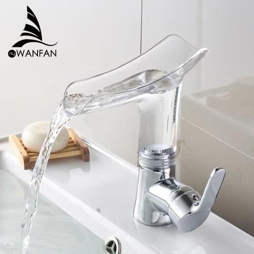 Waterfall Basin Faucets for Bathroom Sink Wash Hand Tap Purple Single Handle Toilet Mixer Deck Mounted Banheiro Torneiras 855013