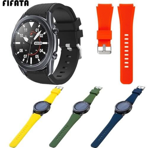 FIFATA 22MM Sport Watch Strap For Samsung Galaxy Watch 3 45MM&Huami Amazfit GTR 47MM/Stratos 3/Pace&Huawei Watch GT Smart Watch