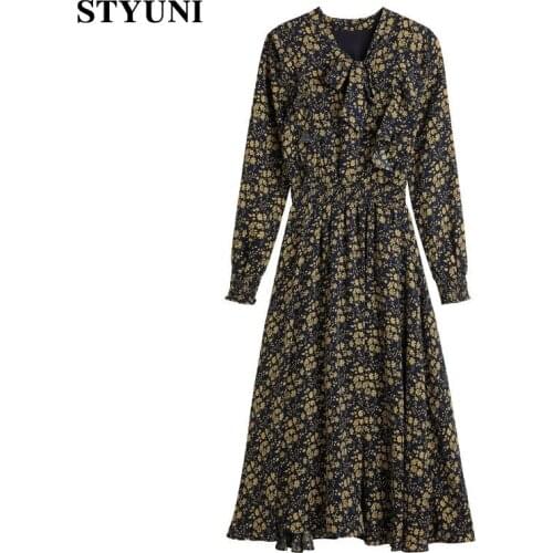 Женские стильные платья STYUNI China At AliExpress