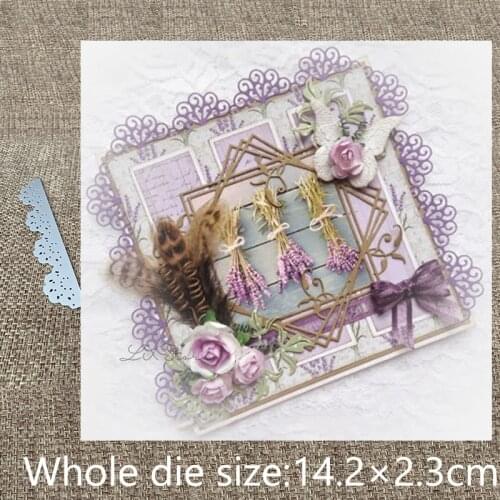 XLDesign Craft Metal Cutting Dies stencil mold flower lace edge decoration scrapbook Album Paper Card Craft Embossing die cuts