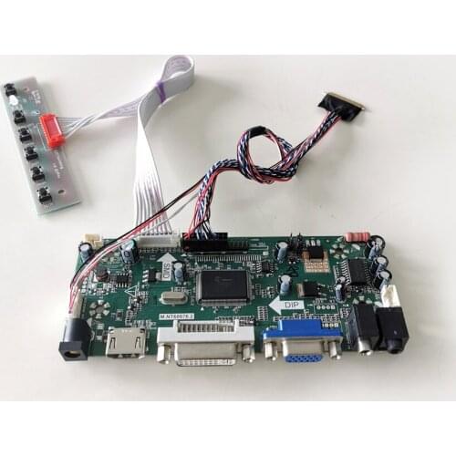 For LTN140AT16 LTN140AT20 LVDS 40Pin 1366*768 14" notebook PC LCD screen VGA+DVI WLED M.NT68676 monitor controller card kit