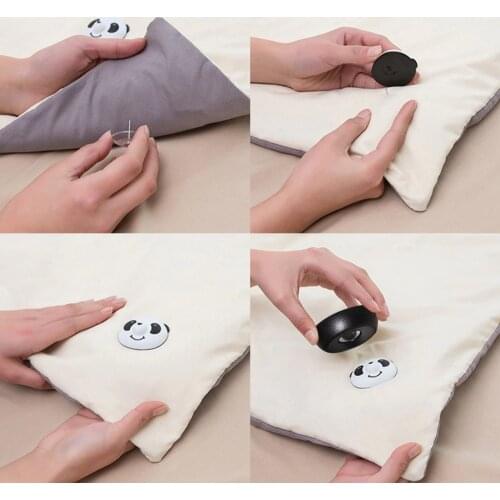 8pcs Quilt Clip holder Cute Bed Sheet Fixer Non-Slip Quilt Cover Magnetic Anti-Move Panda Buckle Quilt fastening