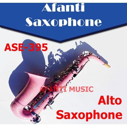 Afanti Music Eb tone / Brass body / Glod finish Alto Saxophone (ASE-395)