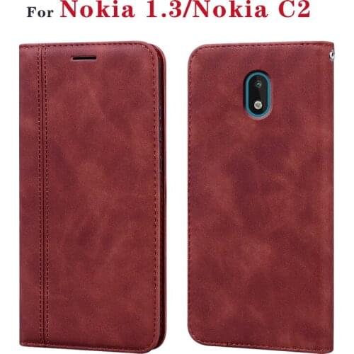 Pattern Case For Nokia 1.3 Leather Flip Case For Nokia C2 Wallet Cover For NokiaC2 Nokia1.3 Capas Coque Cases