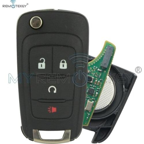 Remtekey KR55WK50073 remote Folding Key 4 Button 315 Mhz for Chevrolet Impala 2014