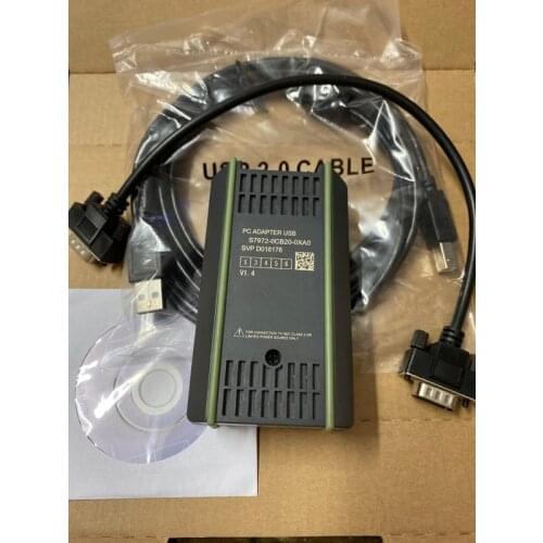 USB-MPI+ Isolated Adapter Programming Cable for Siemens S7-200/300/400 PLC DP/MPI/PPI 6ES7 972-0CB20-0XA0