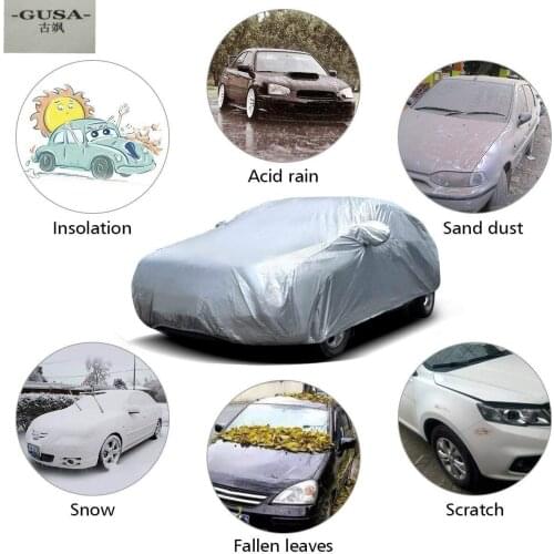 Kayme Waterproof full car covers sun dust Rain protection auto suv protective for peugeot 206 307 308 207 2008 3008 406 407 2017