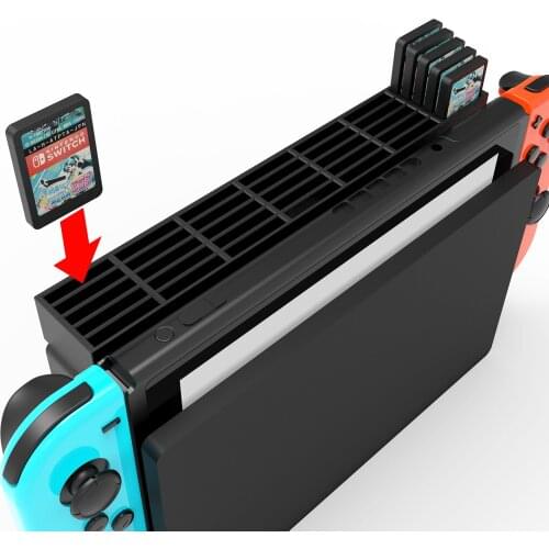 For Nintendo Switch Console Base Clip Storage Box 35 In 1 Game Cassette Storage Box Base Storage Box Bracket For Nintendo Switch