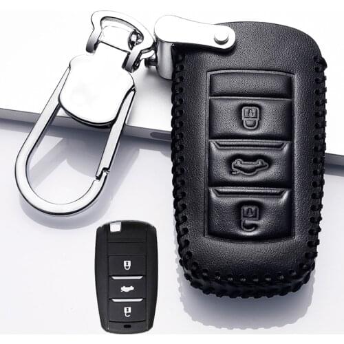 Leather key cover car key case for Changan CS75 2018 EADO CS35 RAETON CS15 V3 V5 V7 PLUS CS85 COUPE CS95 2017-2019 car styling