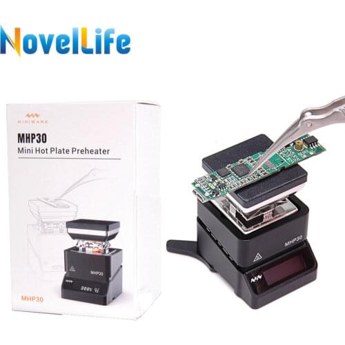 MHP30 Mini Hot Plate SMD Preheater Preheating Rework Station PCB Board Soldering Desoldering Heating Plate LED Strip Repair Tool
