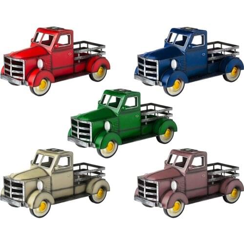 Desktop Resin Truck Flower Pot Garden Lawn Succulent Planter Ornaments Decor