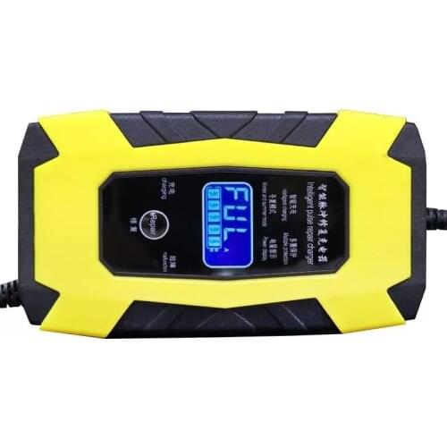New Original Battery Charger 12V 6A Full Intelligent Pulse Repair Lead Acid Battery Charger For Automobile And Motorcycle Meter