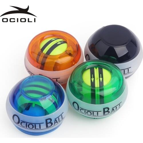 OCIOLI Power Explosive Training Gyroscrope Force Gyro Wrist Arm Exerciser Ball Hand Spinner Fitness Carpal Expander