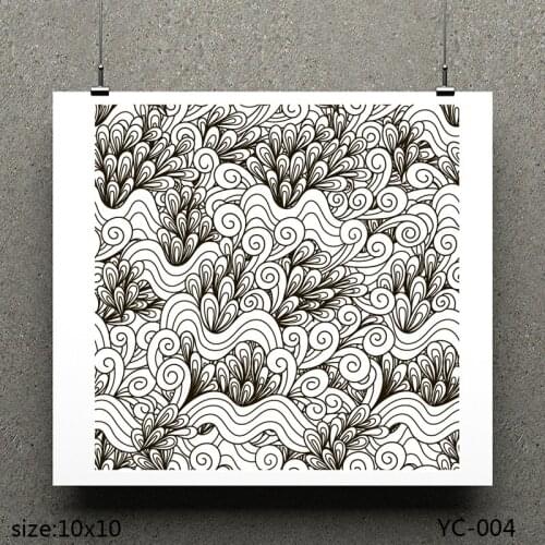 AZSG Tumbling waves Clear Stamps/seal for DIY Scrapbooking/Card Making/Photo Album Decoration Supplies