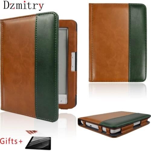 Luxury leather funda Flip 6 inch ebook E60C Cover For Digma e61M eReader R61M Comprehensive protection Shell Case+Film