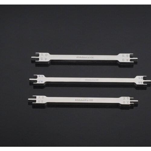 Dentistry Lab Bracket locator Bracket Gauge Orthodontic Instruments 2.0mm-5.5mm For Dental