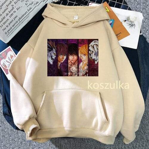 Japan Anime Printing Hoodie Death Note Misa Hoodies Spring Autumn Women Sweatshirt Hooded Hip Hop Anime Clothes Casual Hoody