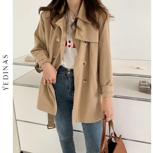 Yedinas Women's Trench Coats