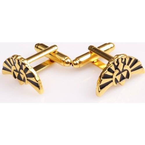 Dongsheng Cufflinks For Mens Shirt Antique Gold Color Cuff Links Jewelry Gifts -40