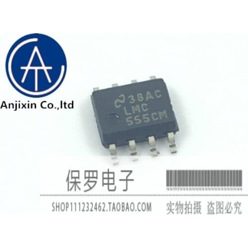 10pcs 100% orginal and new timer LMC555CMX LMC555CM LMC555 SOP-8 in stock