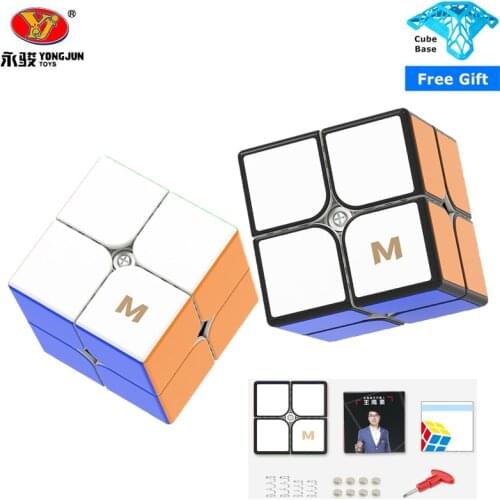 2020 YJ MGC2 Elite M 2x2 speed magic cube puzzle YongJun MGC Elite 2x2x2 cubo magico educational toys for kids