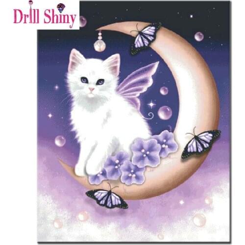 3D DIY Diamond Embroidery,Diamonds mosaic,Animal ,diamond painting cross stitch cat,needlework,Christmas,decor,gift,Wall sticker