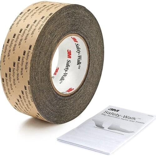 3M610 Safety-Walk Slip-Resistant General Purpose Tapes Black Resist Slipping Anti-Slip Safety Walk Tape 2IN*18M