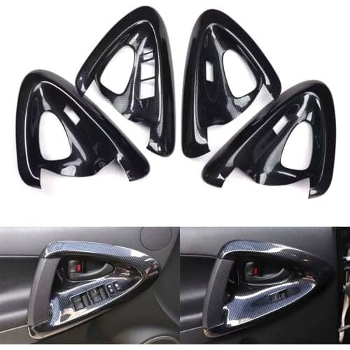 Car Interior Door handle Window Lift Switch Panel Bezel Trim Styling For Toyota RAV4 2009-2012 LHD Auto Car Accessory Moldings
