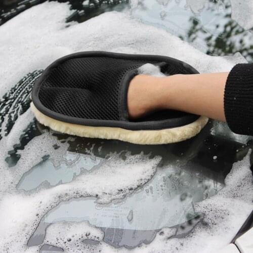 Car-styling Car Wash Auto Care Washing Gloves Wool Car Cleaning