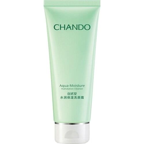 CHANDO 100g Facial Cleanser Foaming Deep Face Cleanser Moisturizing Oil Control Acne Treatment Face Skin Care