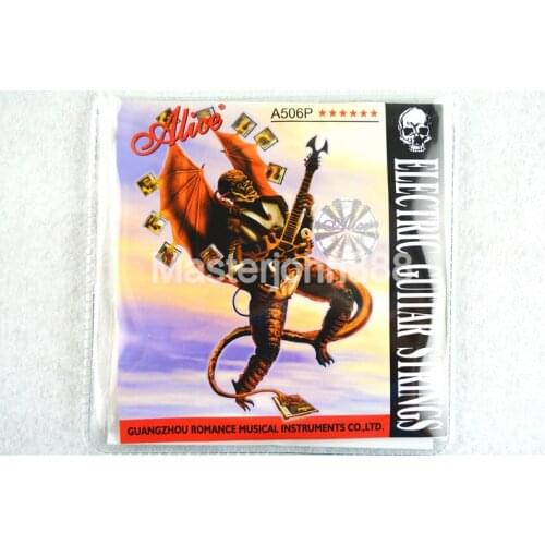 Alice A506P-SL Electric Guitar Strings Plated Steel&Nickel Alloy Wound Colourful Ball-End 1st-6th Strings Free Shippng