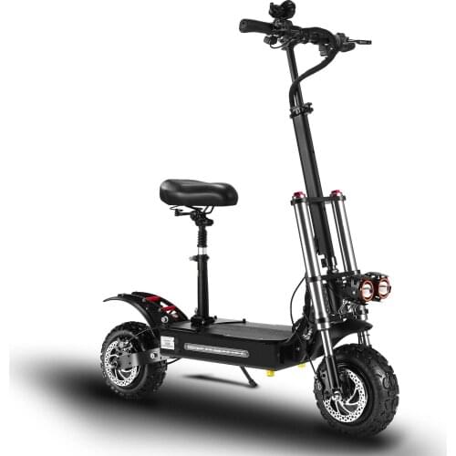 85km/h 60V 5400W electric scooter high speed off-road dual drive 11 inch electric scooter foldable electric scooter